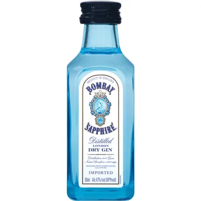 Bombay Sapphire 94 Proof London Dry Gin 50ml Bottle