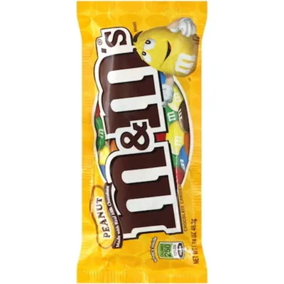 M&M's Chocolate Candies Peanut 1.74 oz Bag