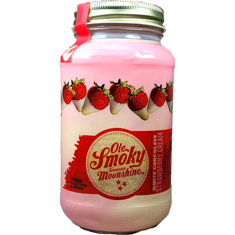 Ole Smoky Moonshine White Chocolate Strawberry Cream view 1