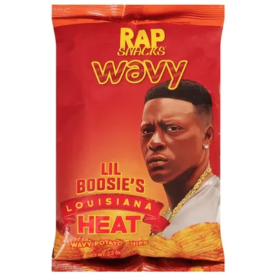 Rap Snacks Wavy Lil Boosie's Louisiana Heat Chips 2.5 oz Bag