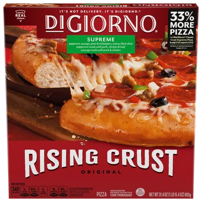 DiGiorno Supreme Rising Crust Pizza 29.3 oz Box