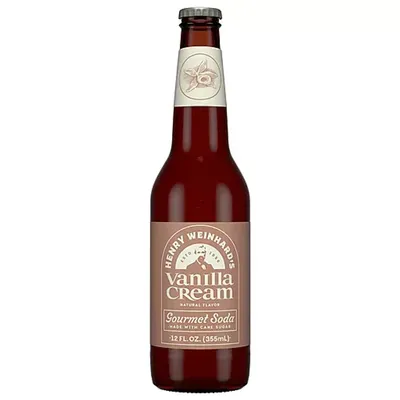 Henry Weinhard's Vanilla Cream Soda 12 oz bottle
