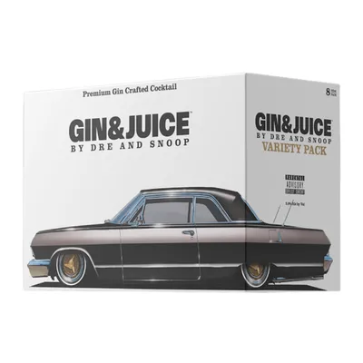 Gin & Juice by Dre and Snoop Variety Pack 8 Pack 12 oz Cans