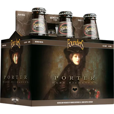 Founders Porter 6 Pack 12oz Bottles