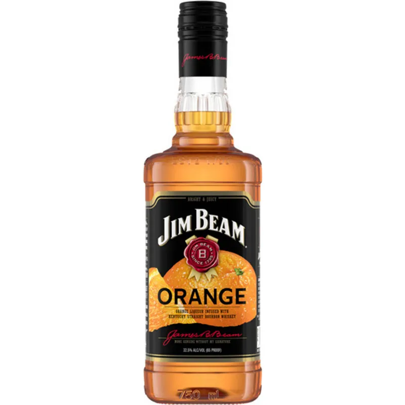 Jim Beam Orange Liqueur Infused With Kentucky Straight Bourbon Whiskey view 1