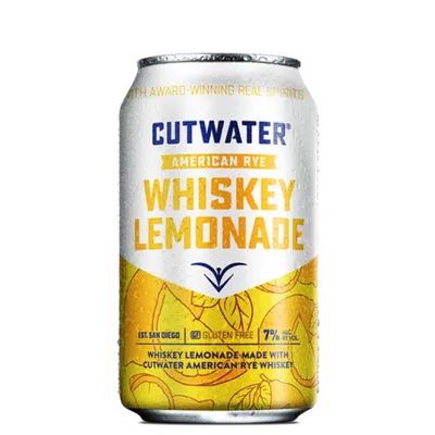 Cutwater Whisky Lemonade Whiskey RTD Cocktail 4 Pack