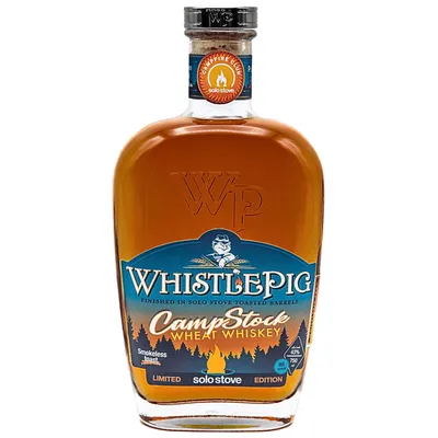 WhistlePig CampStock Wheat Whiskey Solo Stove Toasted Limited Edition 750mL