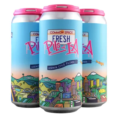Fresh Pils of L.A. 4 Pack 16oz Cans 5.0% ABV