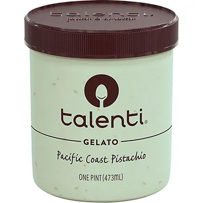 Talenti Pacific Coast Pistachio Frozen Gelato 16oz Container