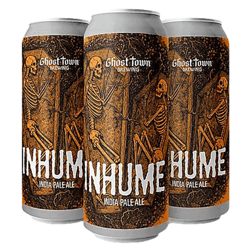 Ghost Town Brewing Inhume' IPA Beer view 1