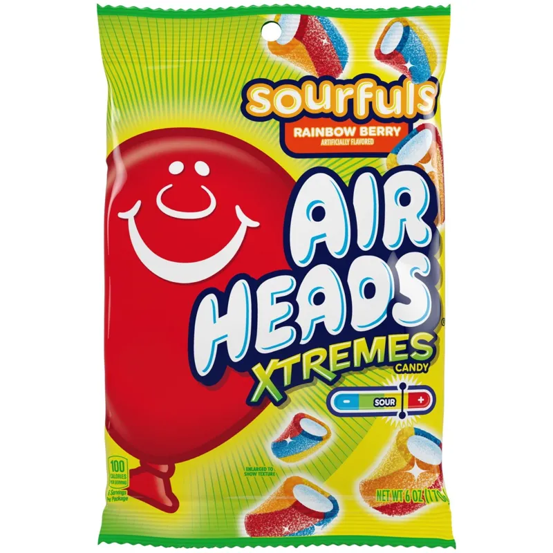 Airheads Xtremes Sourfuls Rainbow Berry view 1