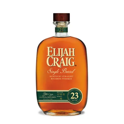 Elijah Craig 23 Year Single Barrel Bourbon Whiskey 750ml