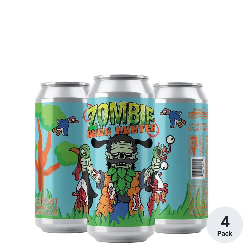 Beer Zombies Zombie Duck Hunter West Coast IPA view 1