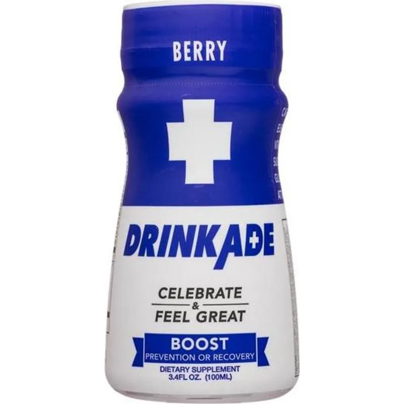 Drinkade Boost Berry Hangover Prevention view 1