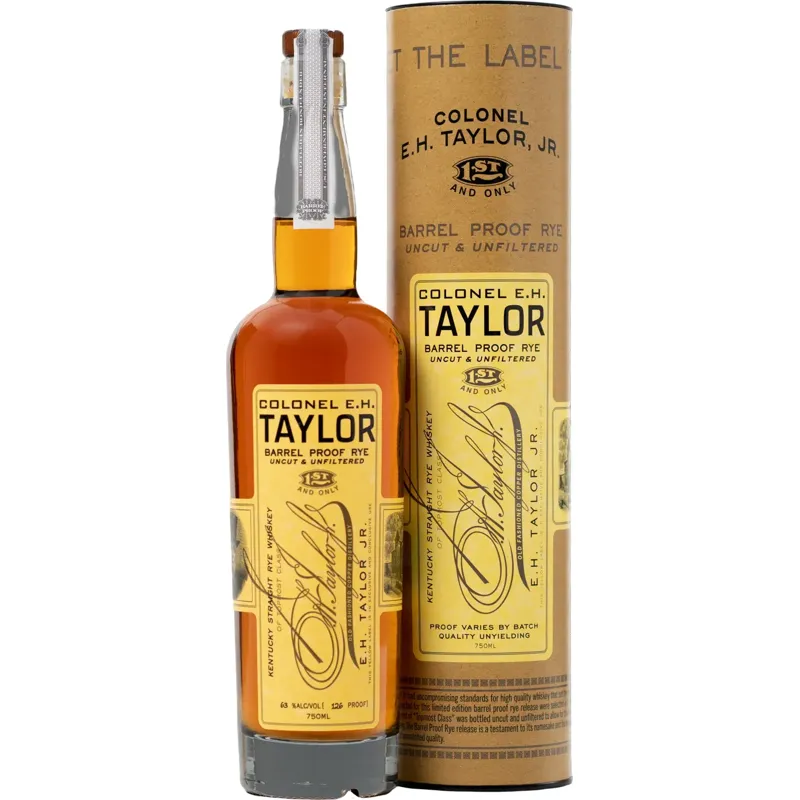 Colonel E.H. Taylor Barrel Proof Kentucky Straight Rye Whiskey view 1
