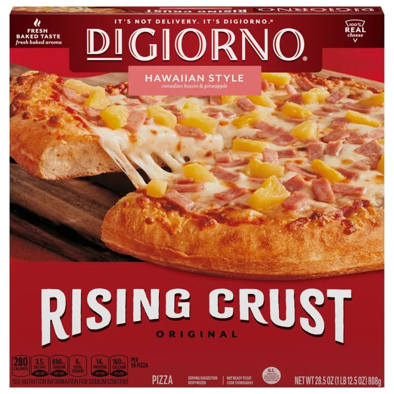 DiGiorno Hawaiian Style Pizza Box view 1