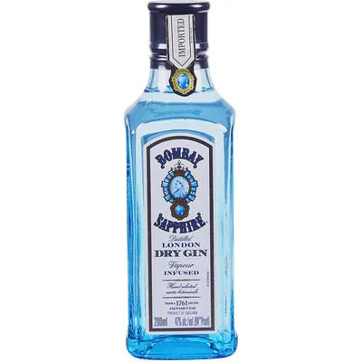 Bombay Sapphire Distilled London Dry Gin 200mL