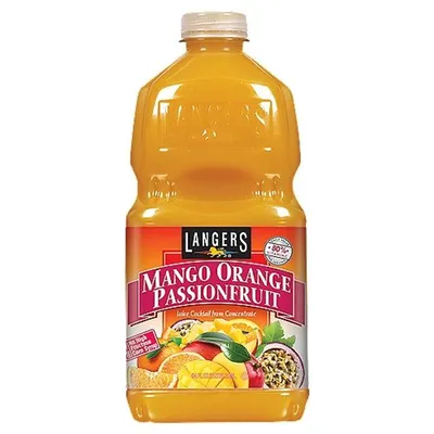 Langers Mango Orange Passionfruit Juice Cocktail 64 oz