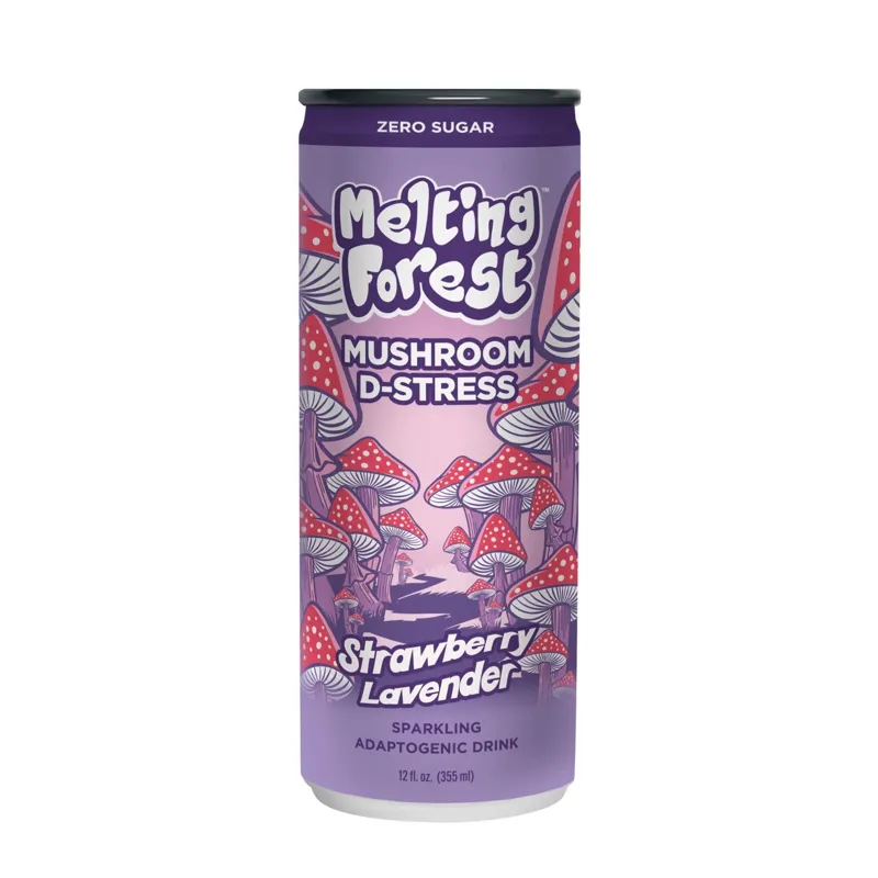 Melting Forest D-Stress Mushroom Strawberry Lavender view 1