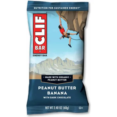 Clif Bar Peanut Butter Banana with Dark Chocolate Energy Bar 2.4oz Count