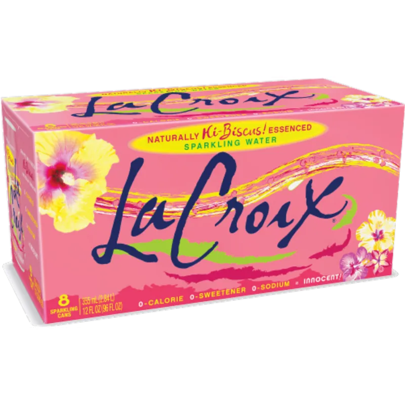 La Croix Hibiscus Sparkling Water view 1
