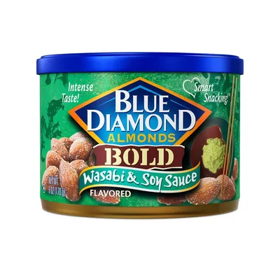 Blue Diamond Wasabi & Soy Sauce Almonds 6 oz Bag