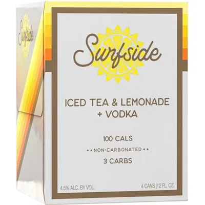 Stateside Surfside Iced Tea & Lemonade & Vodka 4 Pack 12oz Cans