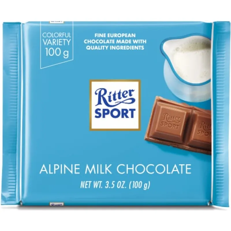Ritter Sport Alpine Milk Chocolate view 1