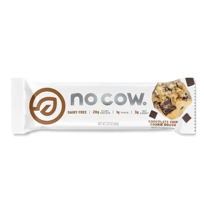 No Cow Chocolate Chip Cookie Dough Protein Bar 2.12 oz