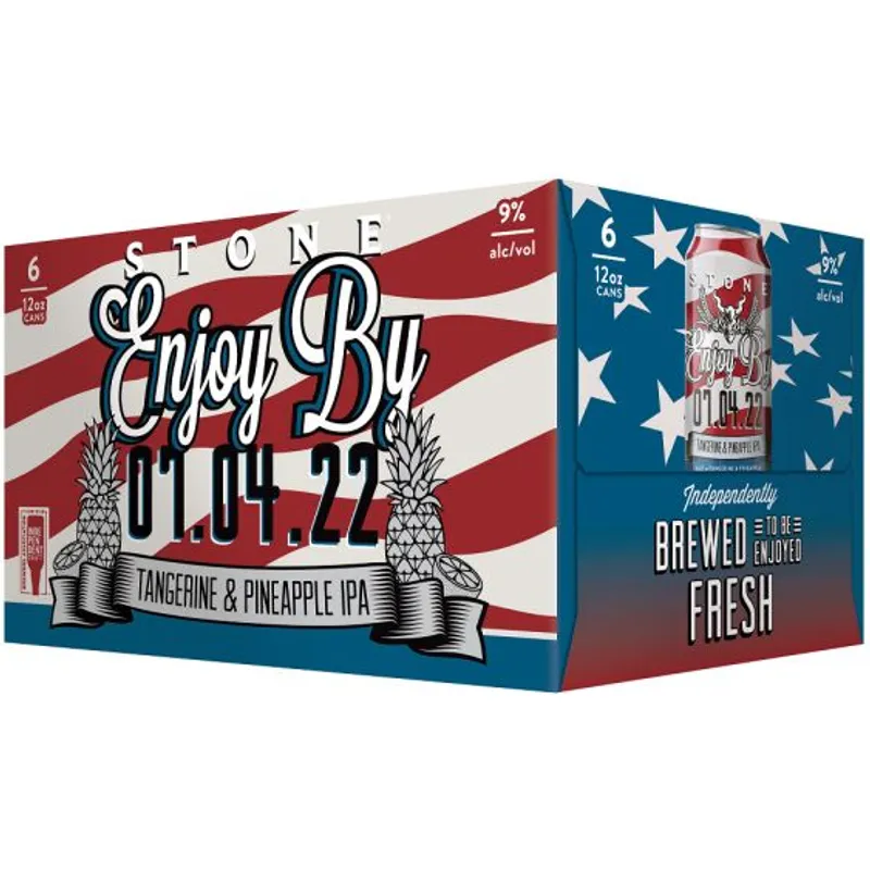Stone Enjoy By 07.04.21 Tangerine & Pineapple IPA view 1