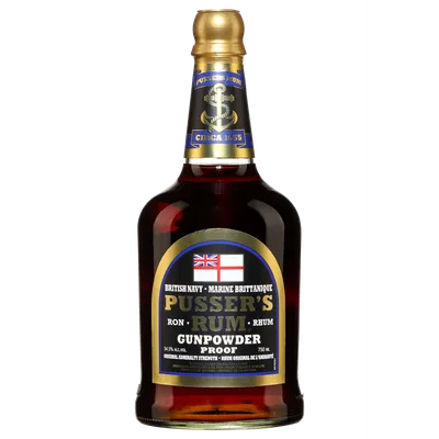 Pusser's Gunpowder Proof British Navy Rum 750 Ml Bottle