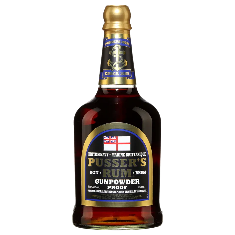 Pusser's Gunpowder Proof British Navy Rum view 1