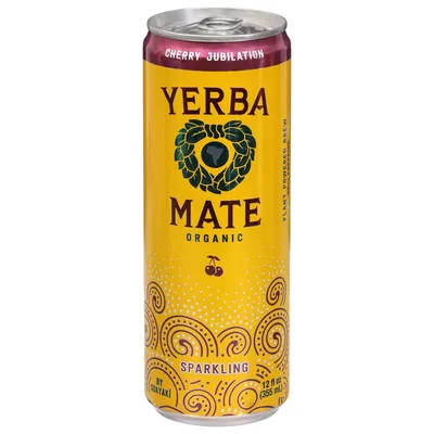 Guayaki Yerba Mate Sparkling Cherry Jubilation 12 oz can