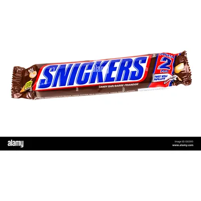 Snickers Candy Bar 2 Bars - Twist to Close 3.29 oz