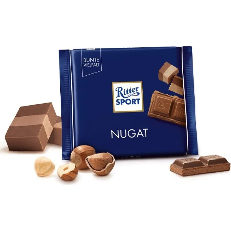 Ritter Sport Alpine Milk Chocolate Nugat view 1