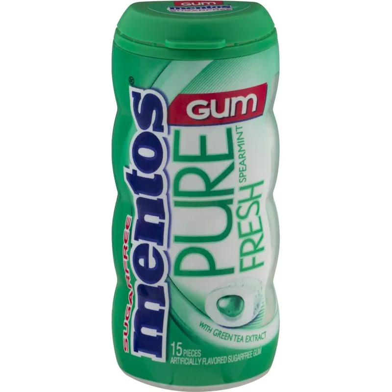 Mentos Pure Fresh Chewing Gum Spearmint Pure Breath view 1