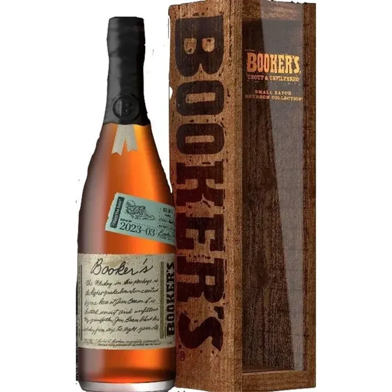 Booker's Bourbon Mighty Fine Bourbon Whiskey 2023-03 view 1