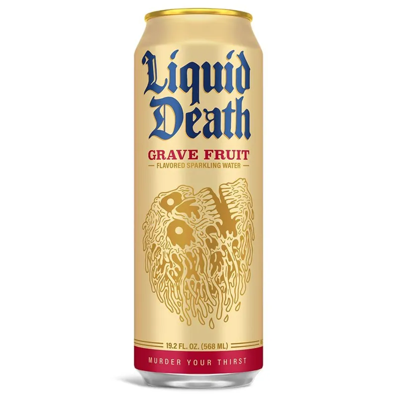 Liquid Death Grave Fruit Flavored Sparkling Water view 1