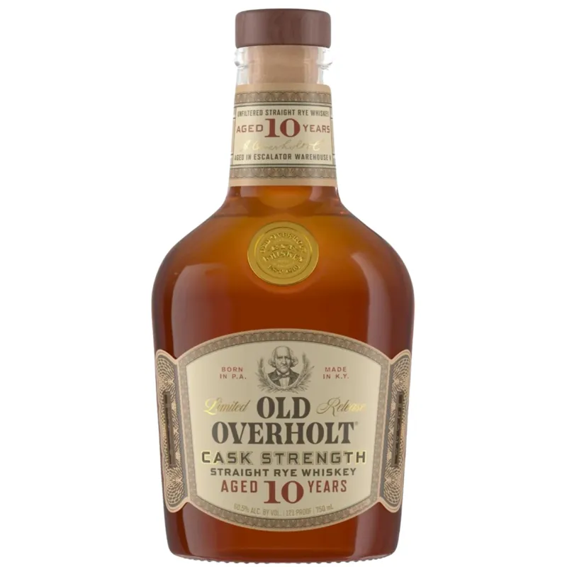Old Overholt Rye Whiskey 10 Year Cask Strength view 1
