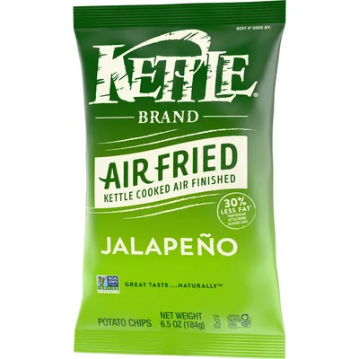 Kettle Brand Air Fried Potato Chips Jalapeño 6.5oz Bag
