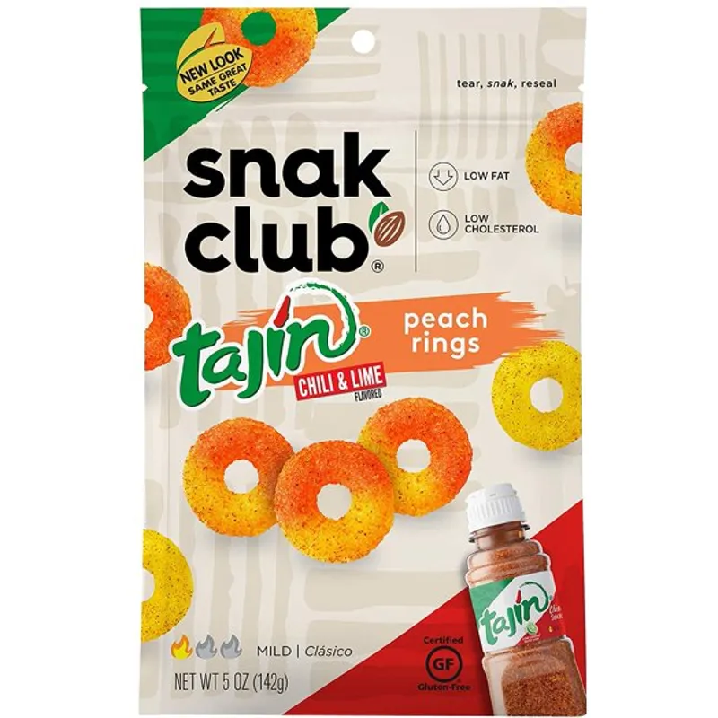 Snak Club Tajin Peach Rings view 1
