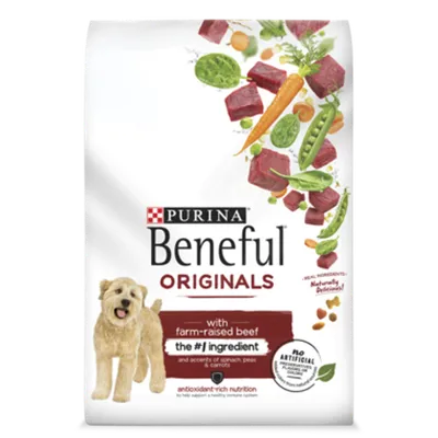 Purina Beneful Dry Dog Food Original With Real Beef 3.5lb Pouch