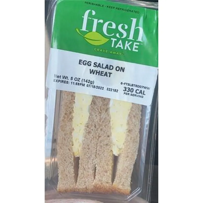 Fresh Take Egg Salad Sandwich Wheat view 1