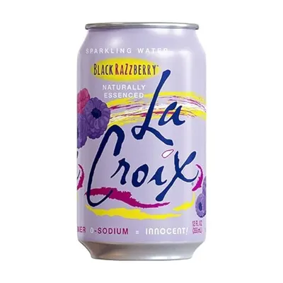 LaCroix Black Razzberry Sparkling Water 12 oz Can