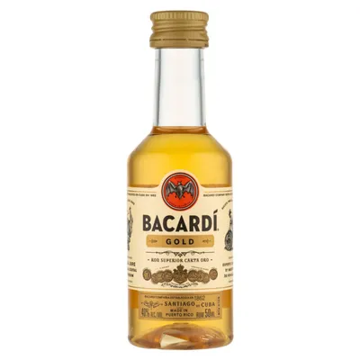 Bacardi Gold Original Premium Crafted Rum 50mL