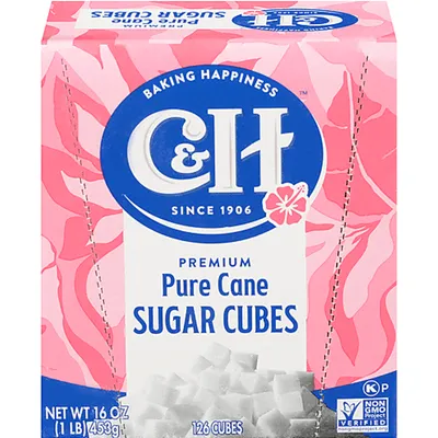 C&H Pure Cane Sugar Cubes 1lb Box