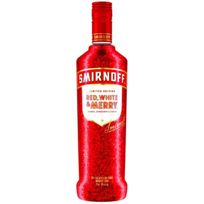 Smirnoff Red White & Merry Vodka 750ml
