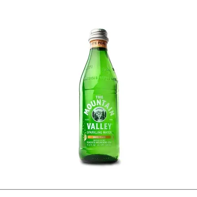 Mountain Valley Sparkling Water White Peach 333 mL