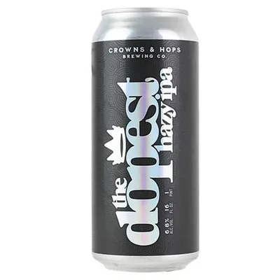 Crowns & Hops Brewing The Dopest Hazy IPA 4-pack 64 oz can