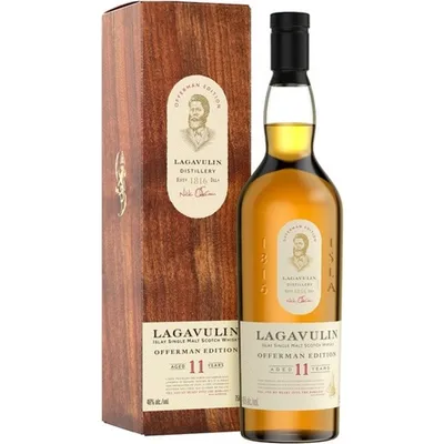 Lagavulin Offerman Edition 11 Year Old Islay Single Malt Scotch Whisky 750ml Bottle